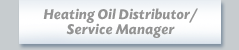 heating oil distributor / service manager
